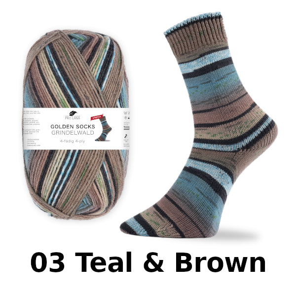 Pro Lana Golden Socks Grindelwald 4-Ply