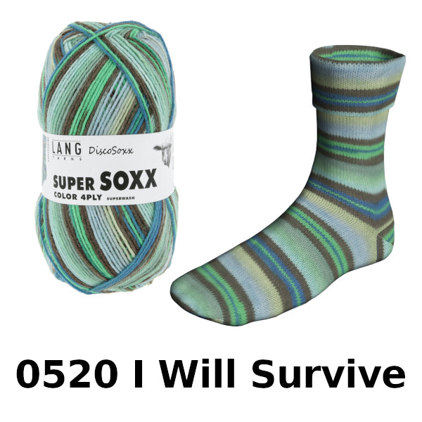 Lang SuperSoxx Color - Disco Soxx
