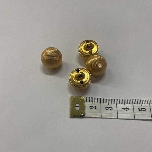Small gold colour Metal buttons 14mm (5/8")