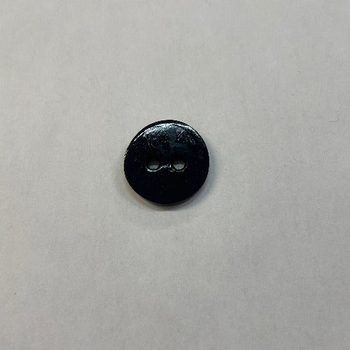 Plastic large black 2-hole buttons 30mm (1 1/4")