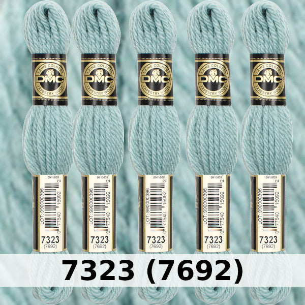 DMC Tapestry Wool 2 - Columns 5, 6, 7, and 8 on shade card
