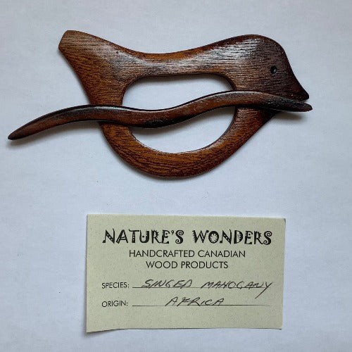 Handmade Wooden Shawl Pins