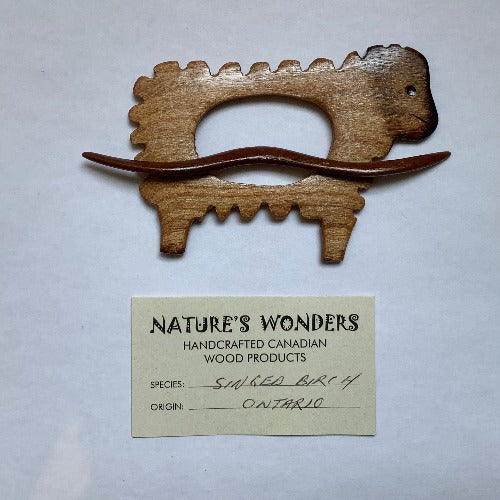 Handmade Wooden Shawl Pins