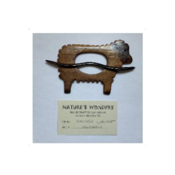 Nature's Wonders Handmade Wooden Shawl Pins