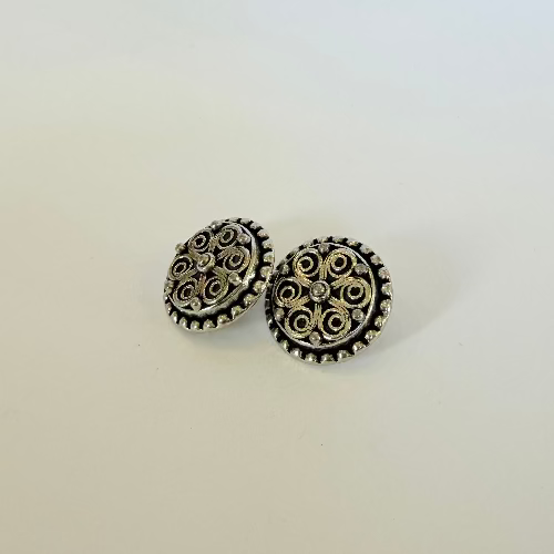 Metal swirl buttons 18mm (3/4")