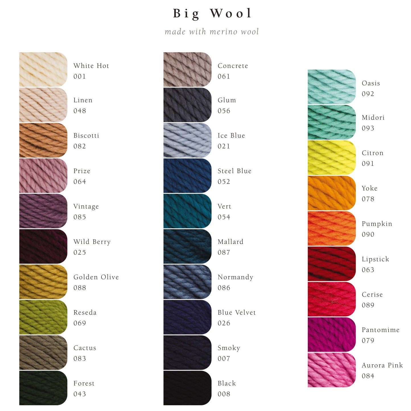 Rowan Big Wool