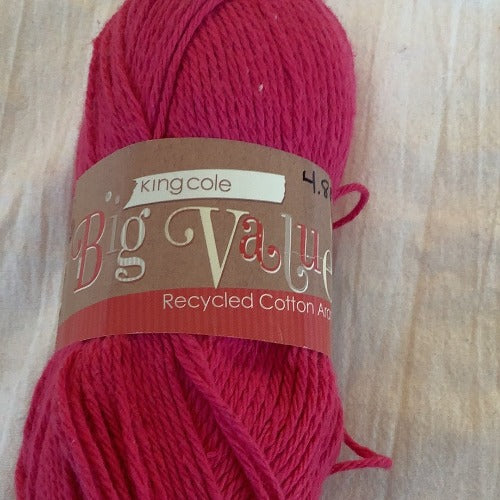 SALE King Cole Big Value Recycled Cotton Aran