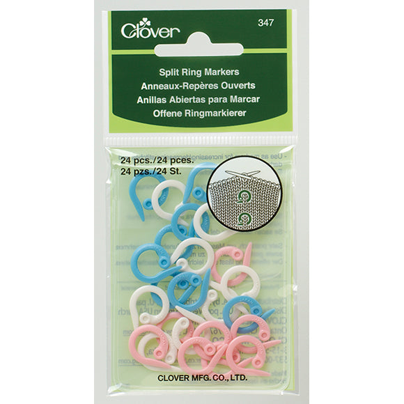 Clover Split Ring Stitch Markers