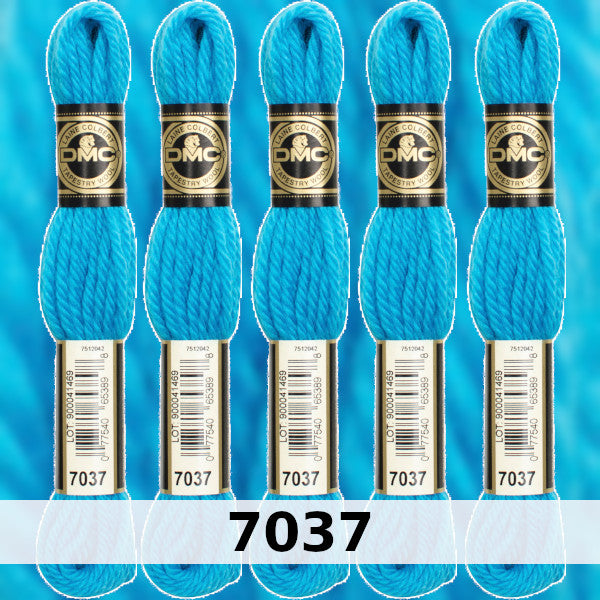 DMC Tapestry Wool 2 - Columns 5, 6, 7, and 8 on shade card