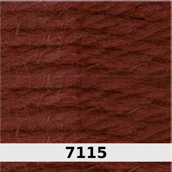 DMC Tapestry Wool 1 - Columns 1, 2, 3, and 4 on shade card