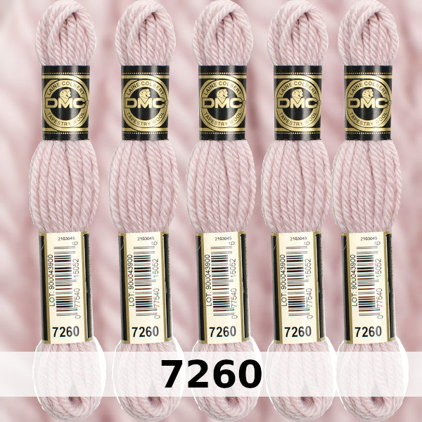 DMC Tapestry Wool 1 - Columns 1, 2, 3, and 4 on shade card