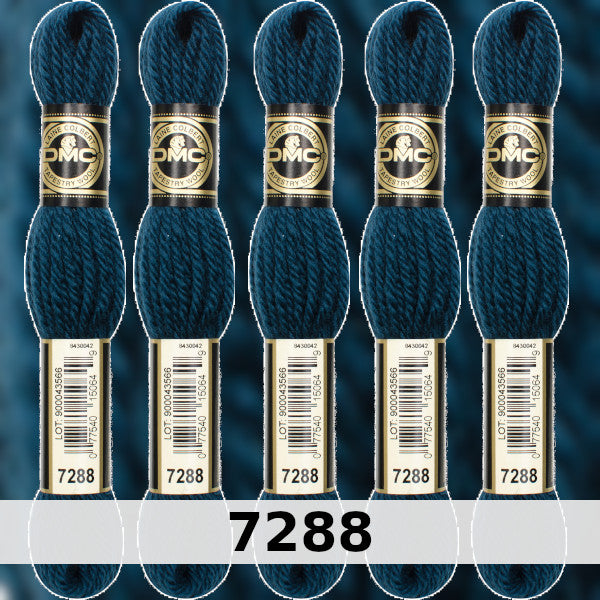 DMC Tapestry Wool 2 - Columns 5, 6, 7, and 8 on shade card