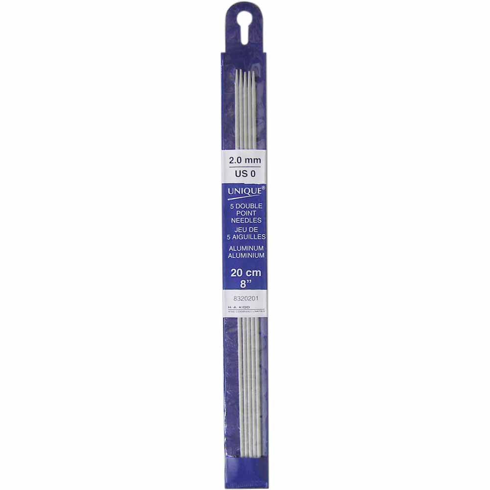 Unique Knitting Double Pointed Needles 20cm (8")