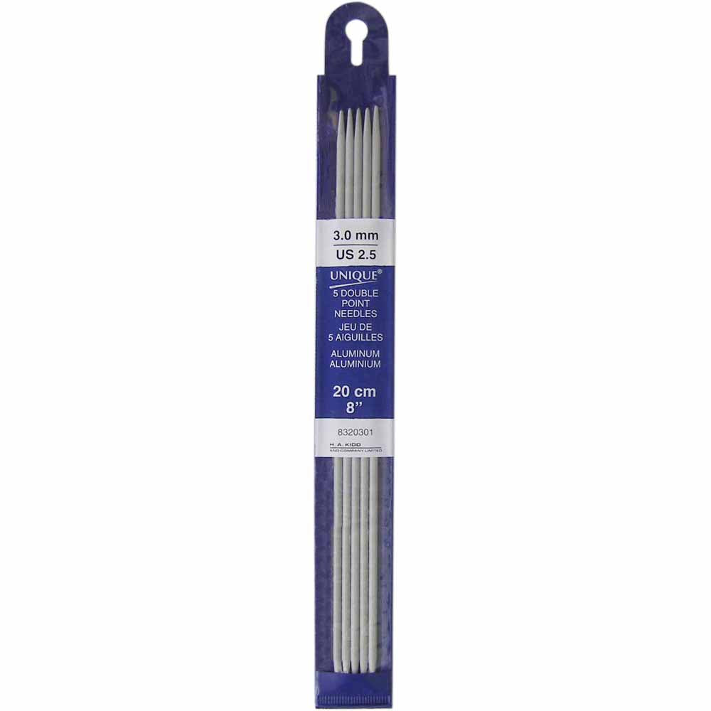 Unique Knitting Double Pointed Needles 20cm (8")