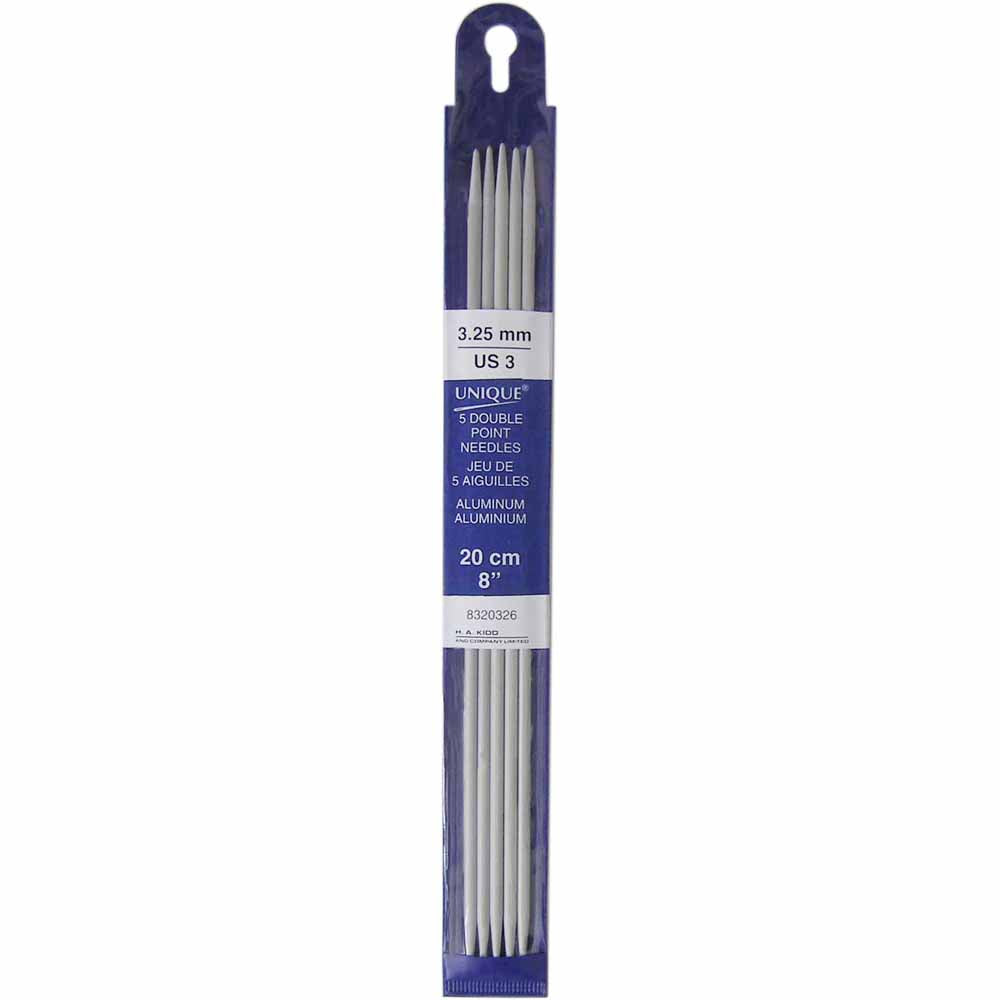 Unique Knitting Double Pointed Needles 20cm (8")