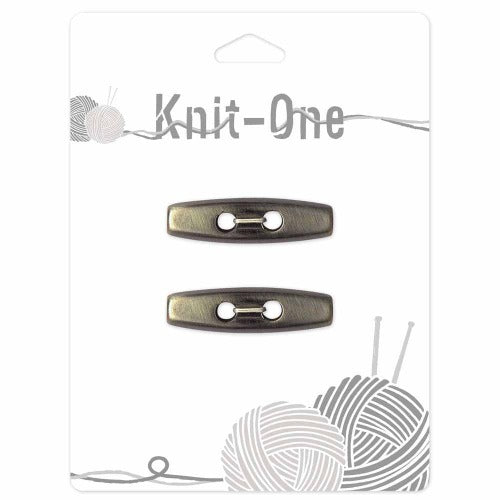 Knit-One Toggle Buttons