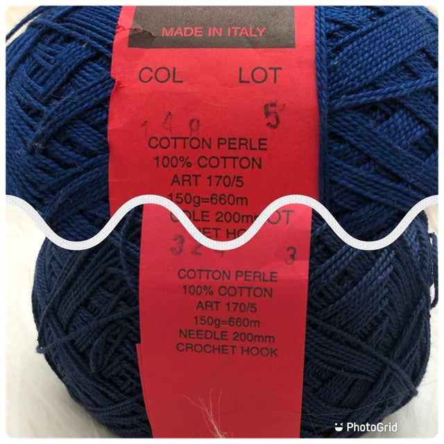 FINAL SALE Alessandra No. 5 Cotton Perle 150g