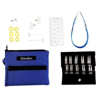 ChiaoGoo Twist Interchangeable Stainless Steel Shorties Set