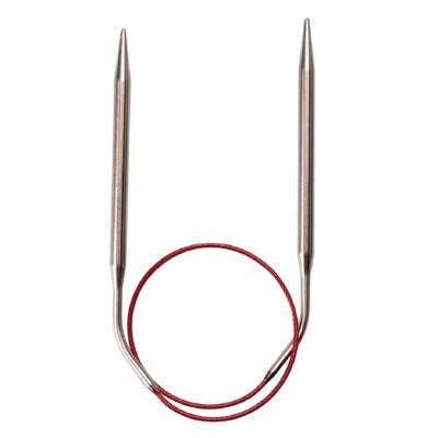 ChiaoGoo KnitRed sizes 1.5mm to 3.75mm Fixed Circular Needles (US 000 to 5)