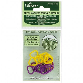 Clover Triangle Stitch Markers