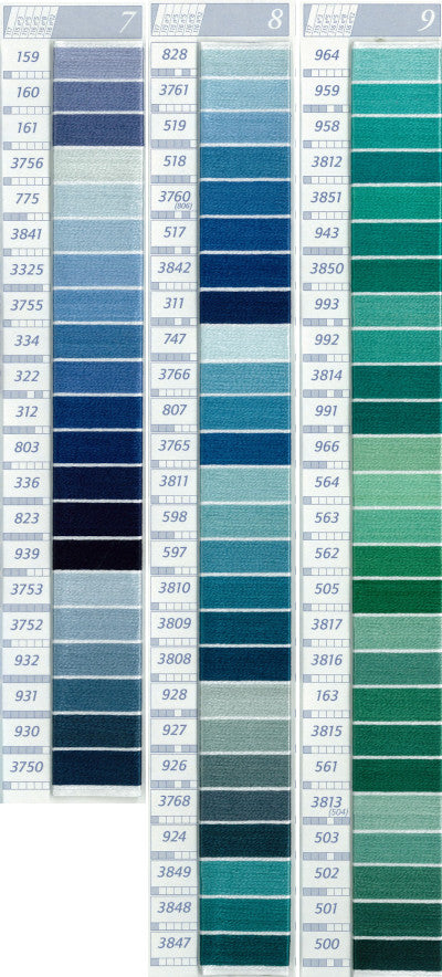 DMC True Colour Thread Charts – DMC Six-strand Embroidery Floss