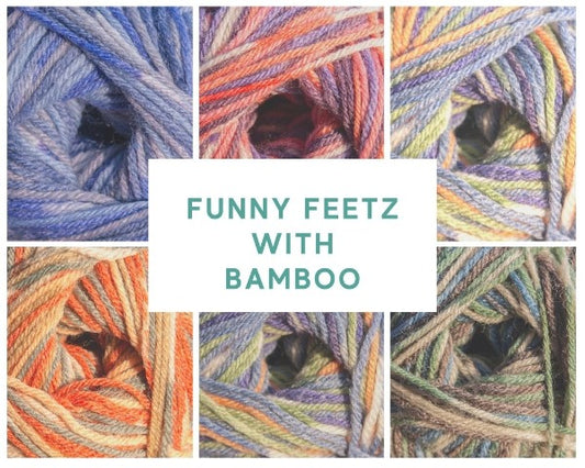 Sale James C Brett Funny Feetz With Bamboo