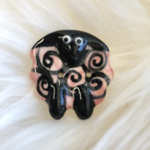 Ceramic Sheep Buttons medium