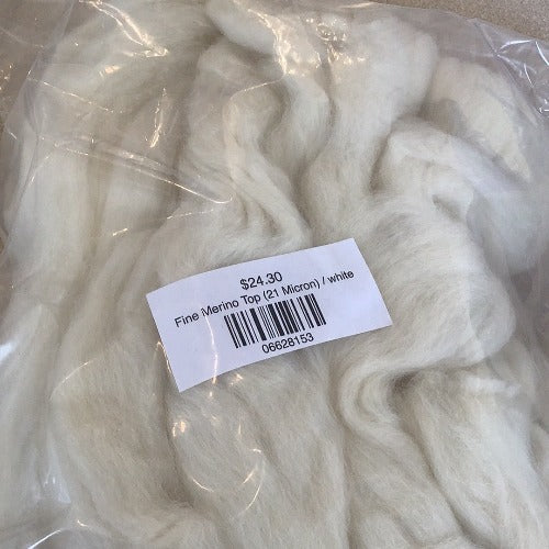 Fine Merino Top (21 Micron)