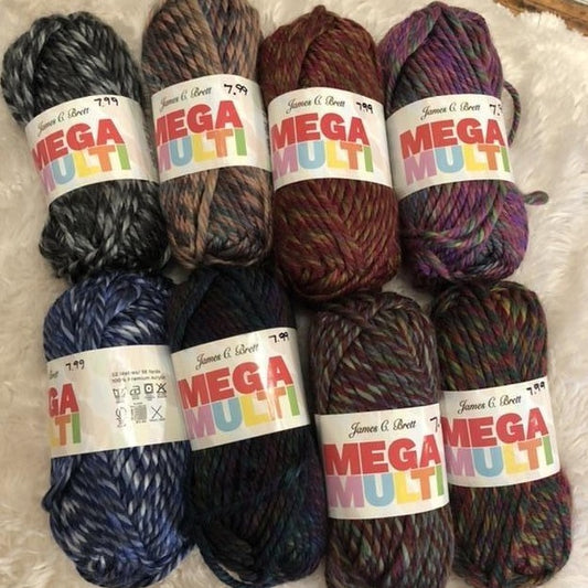 Sale James C Brett Mega Multi