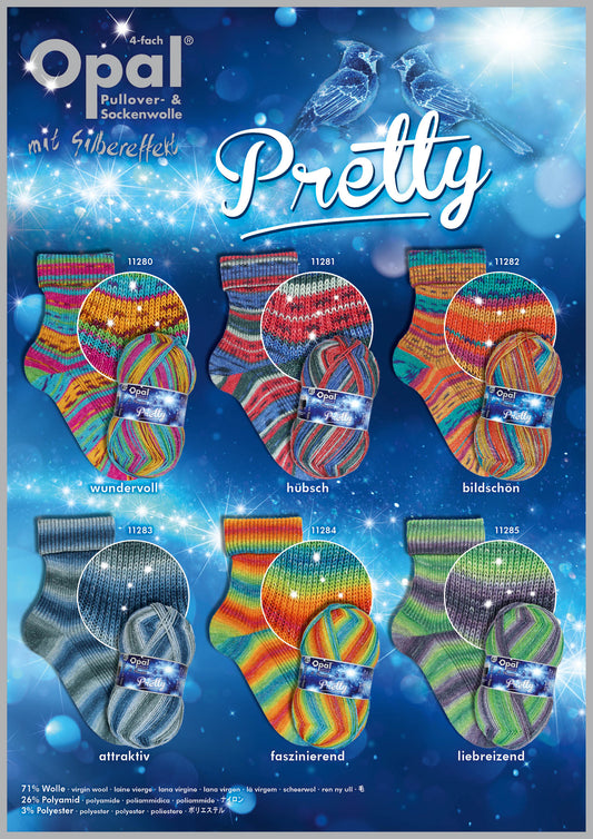 Sale Opal Pretty mit Silbereffekt
