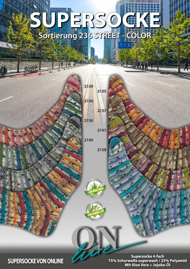 Supersocke Street - Color - Linie 236