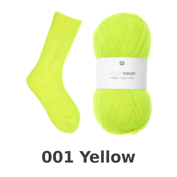 Rico Socks Neon 4-ply