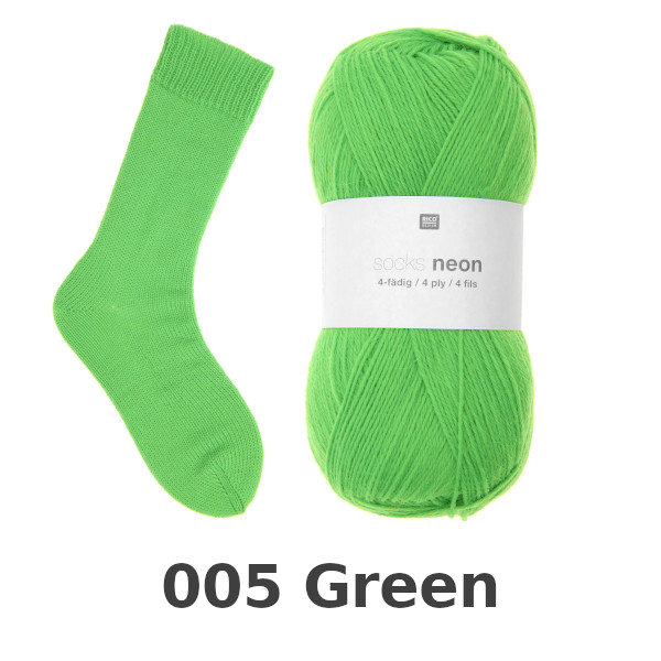 Rico Socks Neon 4-ply