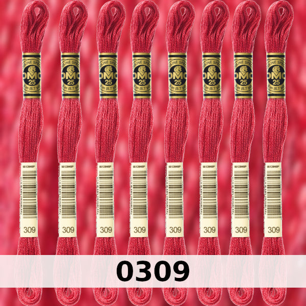 DMC Six Strand Embroidery Floss Columns 1, 2, and 3 on DMC chart