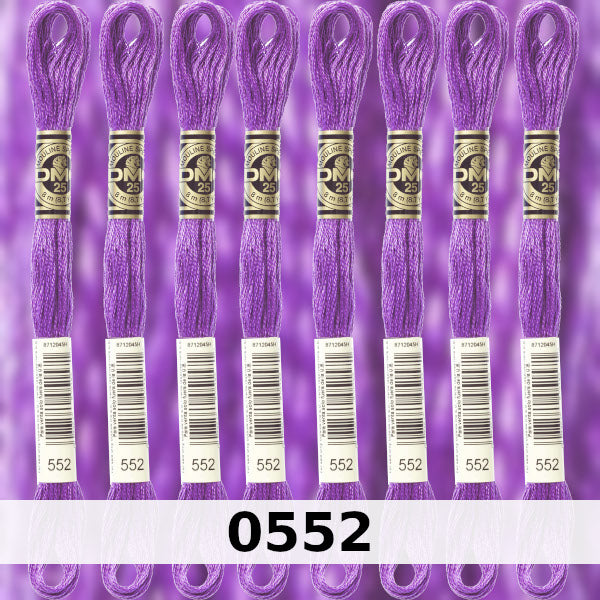 DMC Six Strand Embroidery Floss Columns 4, 5, and 6 on DMC chart