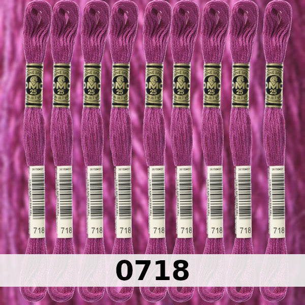 DMC Six Strand Embroidery Floss Columns 1, 2, and 3 on DMC chart