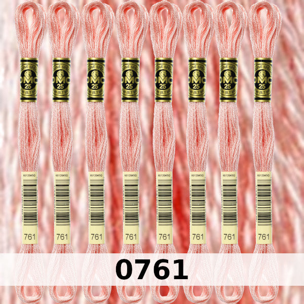 DMC Six Strand Embroidery Floss Columns 1, 2, and 3 on DMC chart