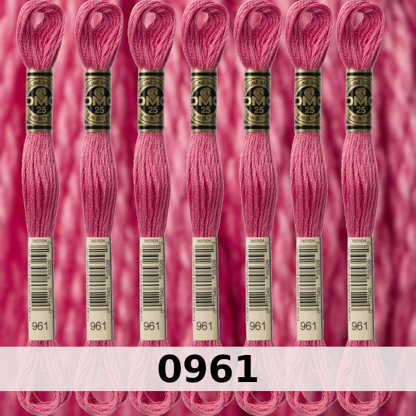 DMC Six Strand Embroidery Floss Columns 1, 2, and 3 on DMC chart