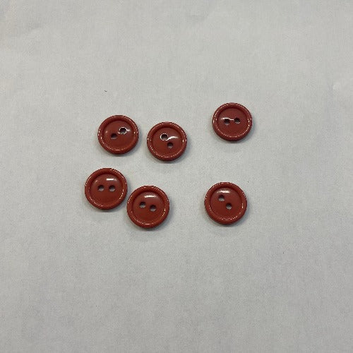 Plastic rust buttons 15mm (1/2