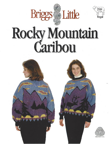 Briggs and Little Rocky Mountain Caribou Unisex Sweater Pattern