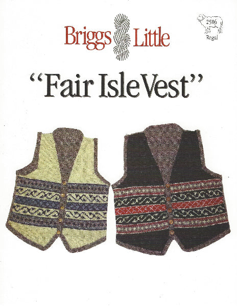 Briggs and Little Fair Isle Vest