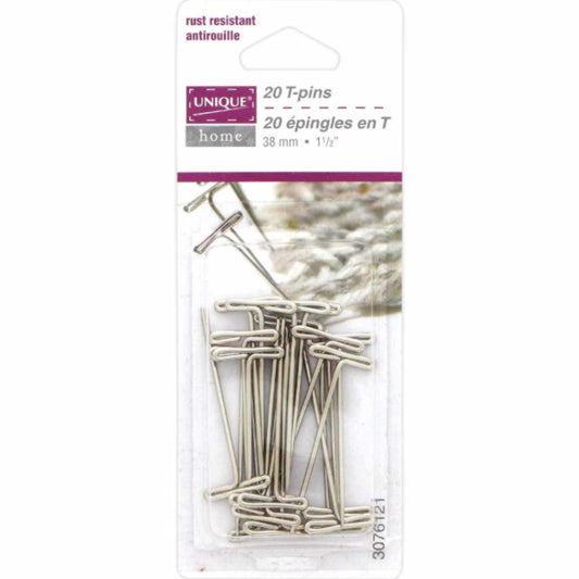 UNIQUE HOME T-Pins - 20pcs - 38mm (11⁄2″)