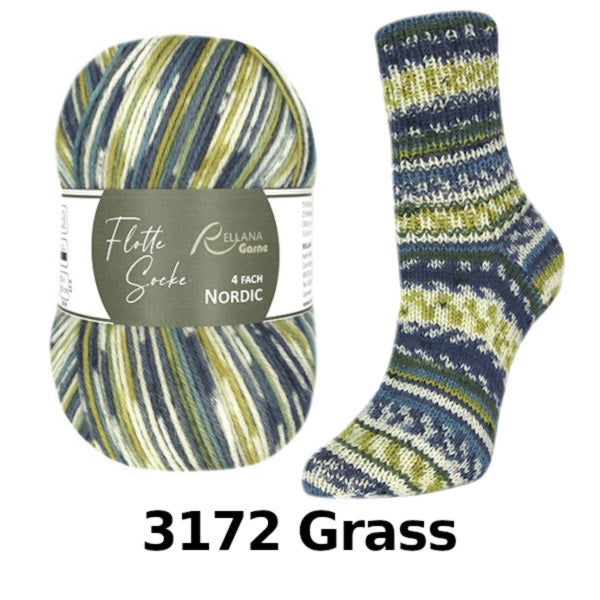 Rellana Garne Flotte Socke Nordic 4-Ply