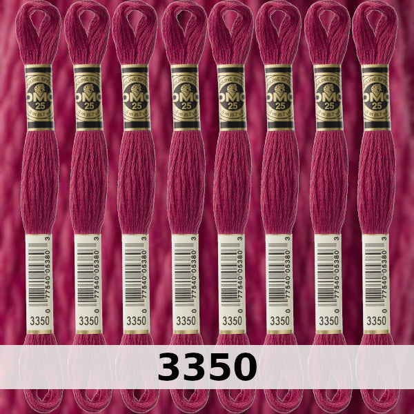 DMC Six Strand Embroidery Floss Columns 1, 2, and 3 on DMC chart