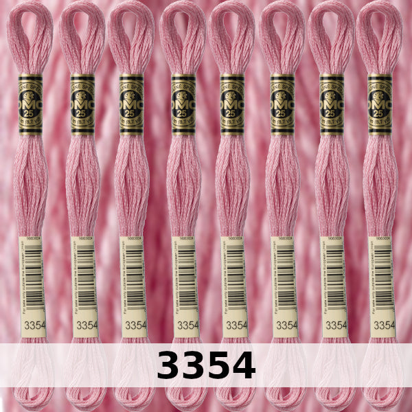 DMC Six Strand Embroidery Floss Columns 1, 2, and 3 on DMC chart