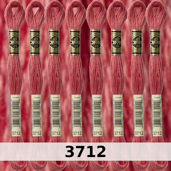 DMC Six Strand Embroidery Floss Columns 1, 2, and 3 on DMC chart