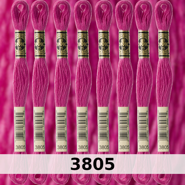 DMC Six Strand Embroidery Floss Columns 1, 2, and 3 on DMC chart