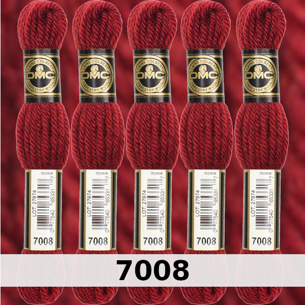 DMC Tapestry Wool 4 - Columns 13, 14, 15, and 16 on shade card