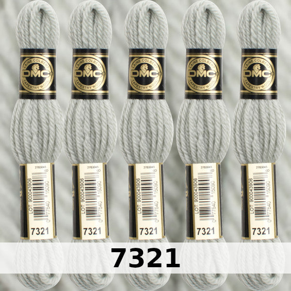 DMC Tapestry Wool 2 - Columns 5, 6, 7, and 8 on shade card