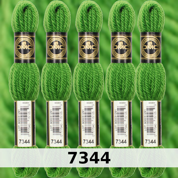DMC Tapestry Wool 3 - columns 9, 10, 11, and 12 on shade card